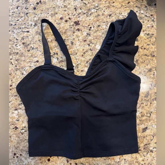 Fabletics Mellie Ruffle crop top size small - Picture 3 of 4